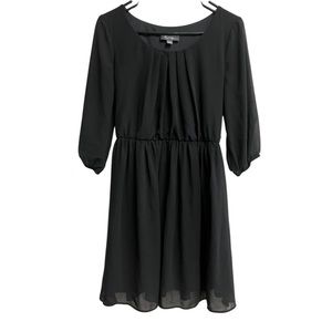 Byer California black long sleeve dress